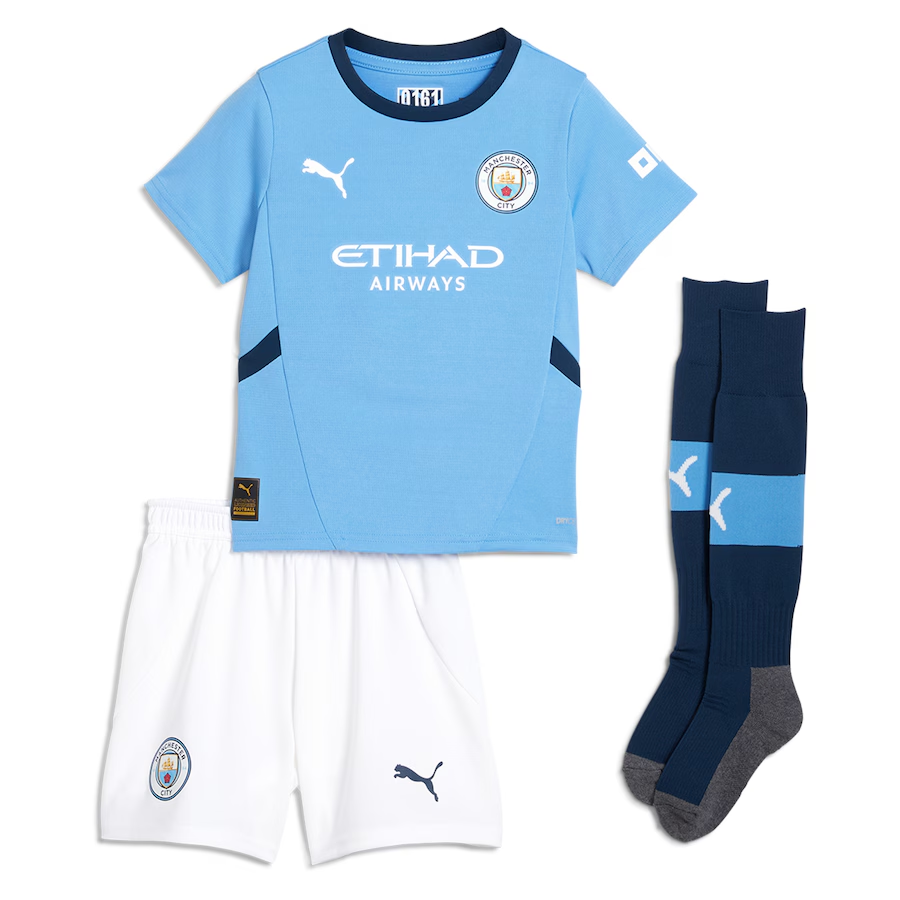 2024 Manchester City Home Football Shirt Kids Size