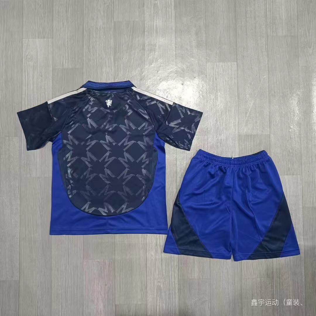 2024 Manchester United away Football Shirt Kids Size