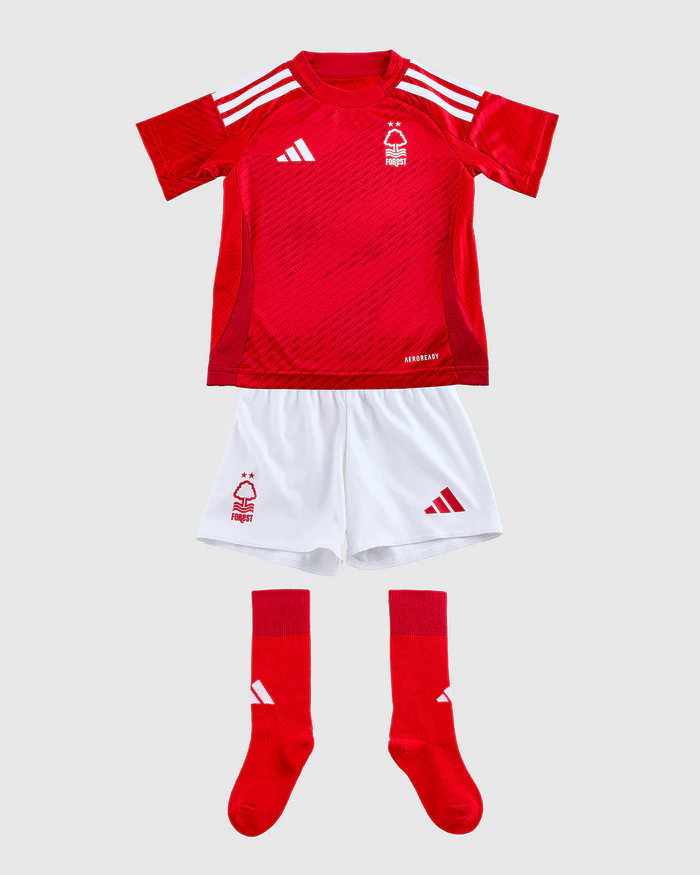 2024 Nottingham Forest Home Football Shirt Kids Size