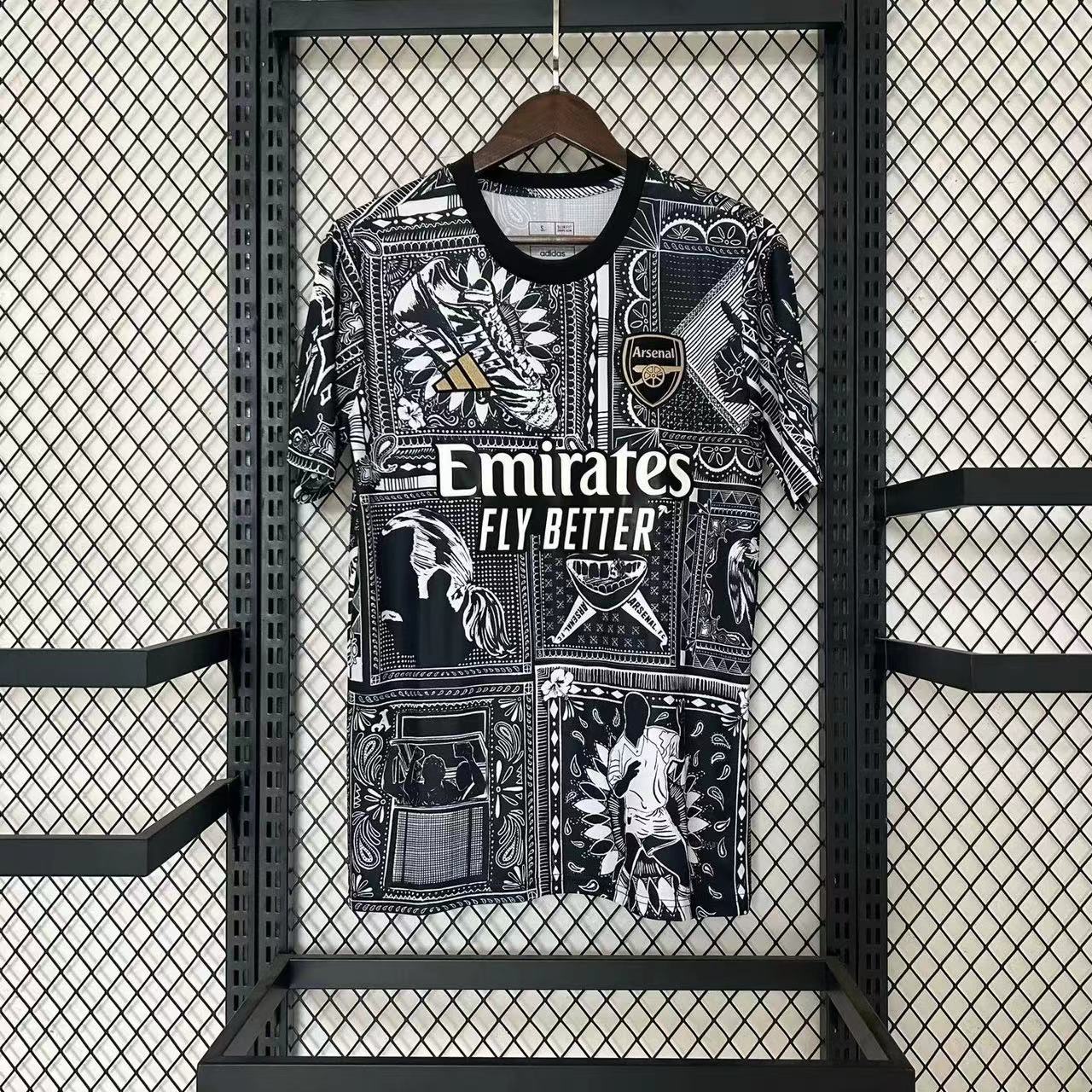 NEW Arsenal Graffiti version Retro Jersey Shirts Football Shirts jersey