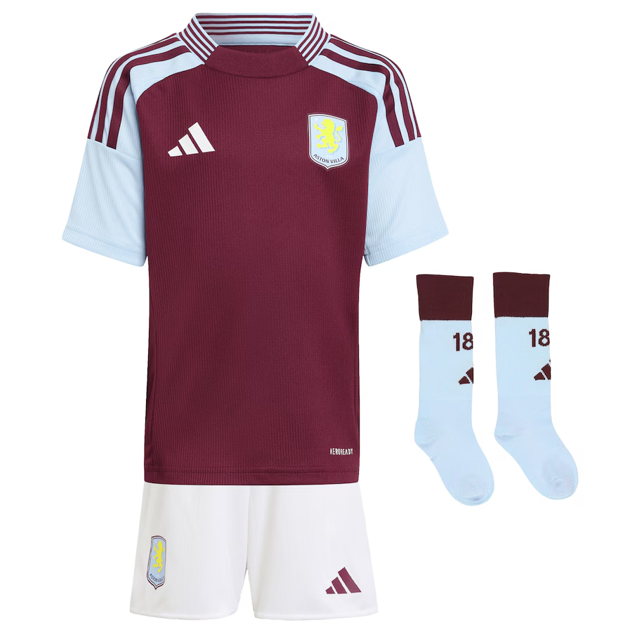 2024 Aston Villa Home Football Shirt Kids Size