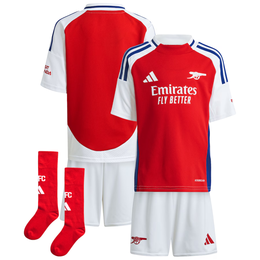 2024 Arsenal Home Football Shirt Kids Size