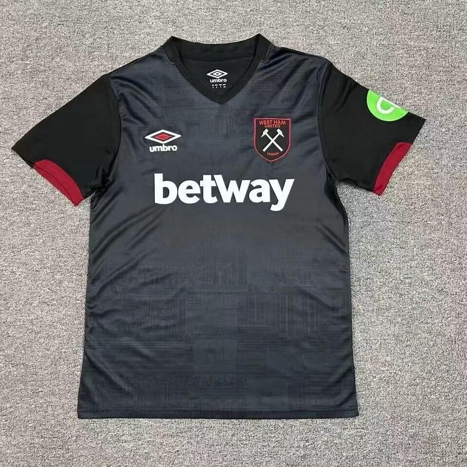 2024 West Ham Away Football Shirt Fan version