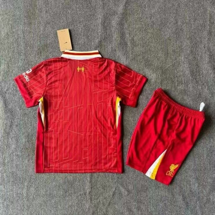 2024 Liverpool Home Football Shirt Kids Size