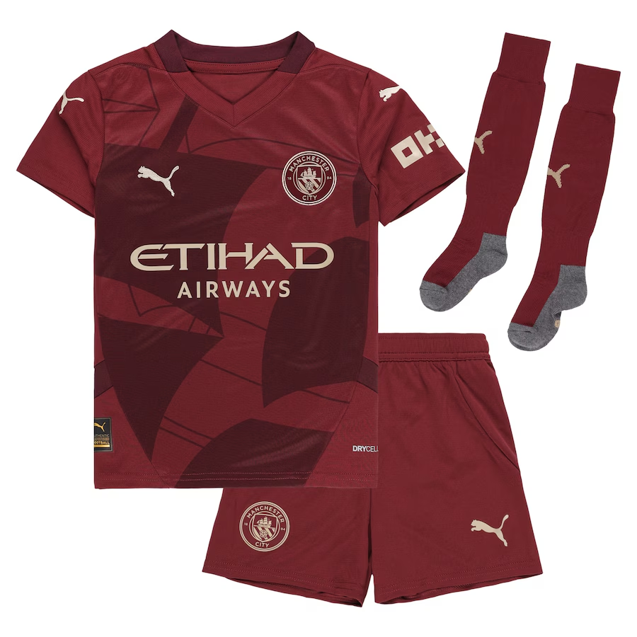 2024 Manchester City Third Football Shirt Kids Size