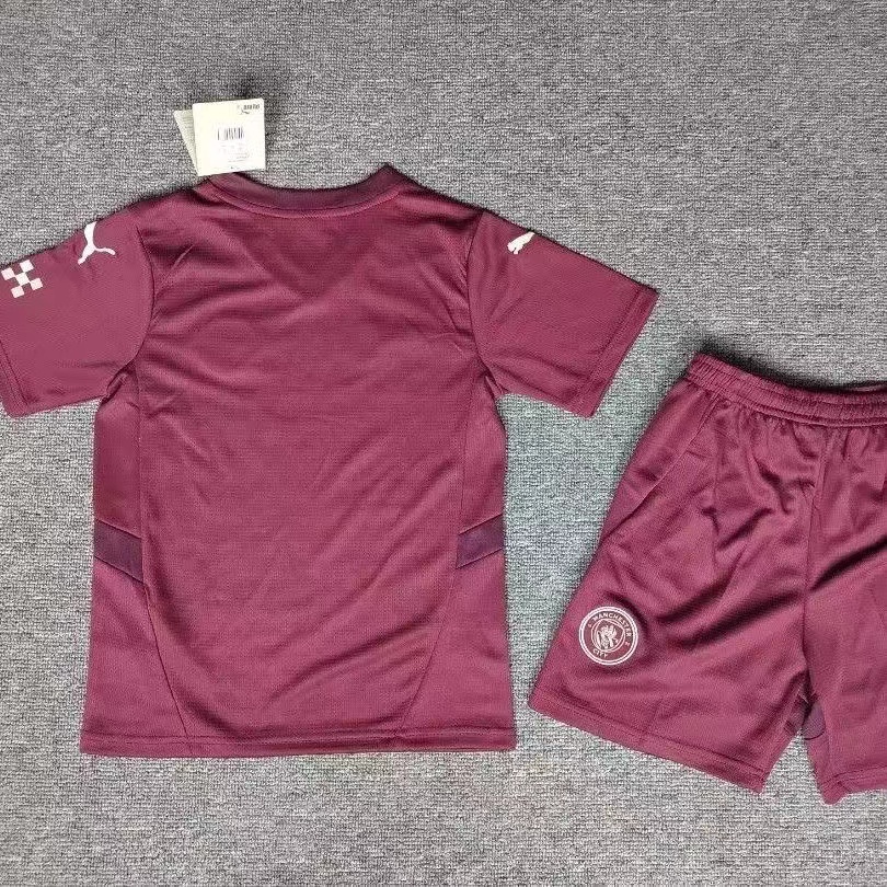 2024 Manchester City Third Football Shirt Kids Size