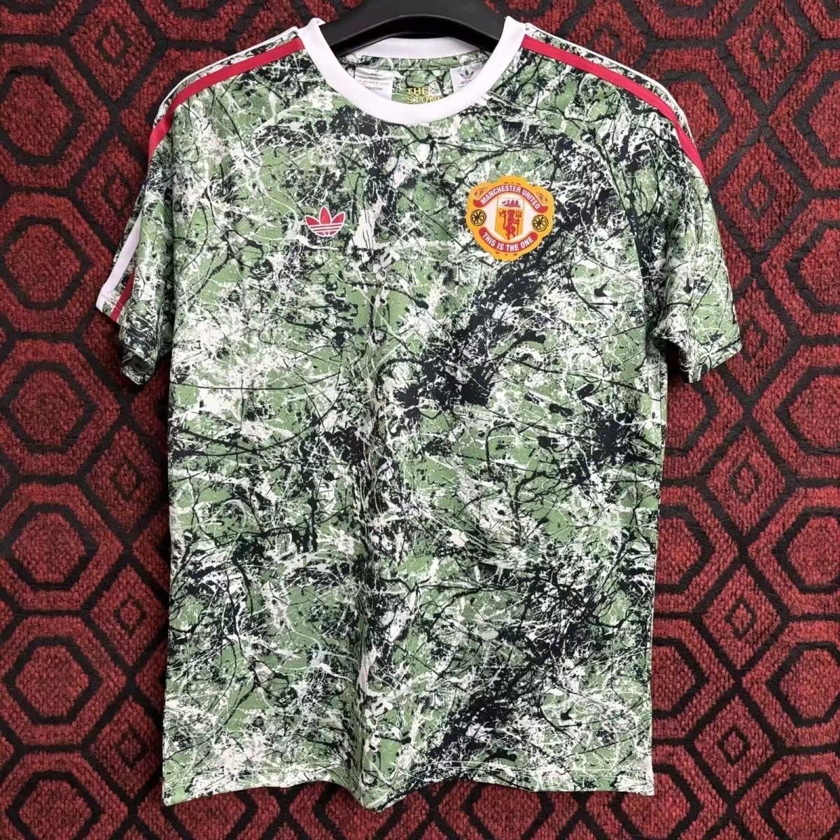 Manchester United Stone Roses 2024 2025 Football SHIRT