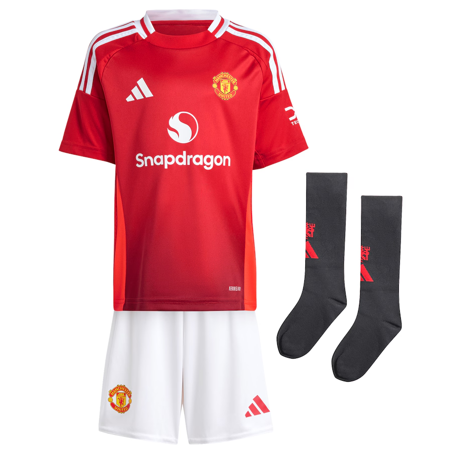 2024 Manchester United Home Football Shirt Kids Size