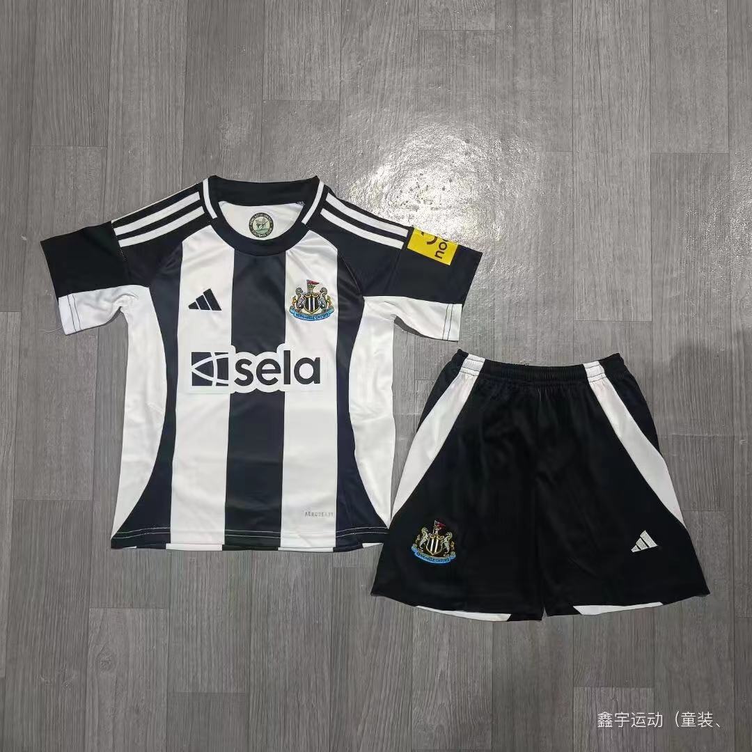 2024 Newcastle United Home Football Shirt Kids Size