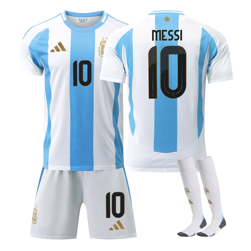 MESSI #10 Argentina Kids / Men Home Kits Soccer 2024/25