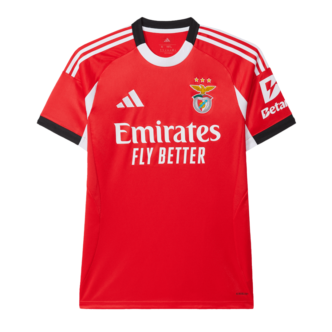 2025/26 Benfica Soccer Jersey Home Custom Football Shirt Fan Version