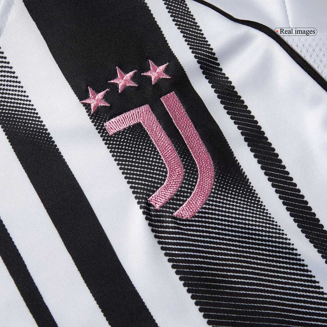 2025/26 Juventus Kids Home Full Soccer Kits Football Shirt