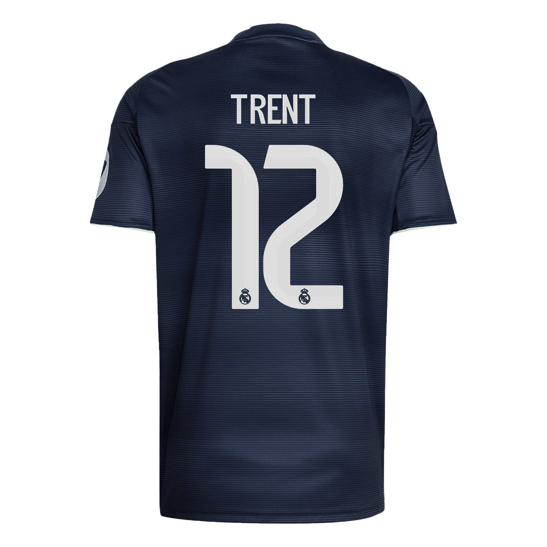 TRENT #12 2025/26 Real Madrid Soccer Jersey Away Custom Football Shirt Fan Version