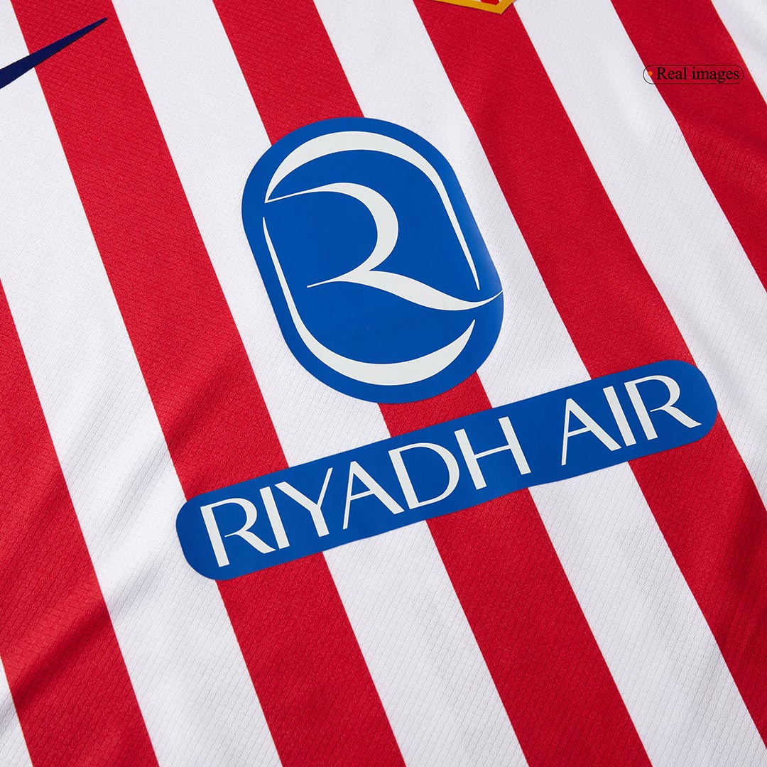 2025/26 Atletico Madrid Soccer Jersey Home Custom Football Shirt Fan Version