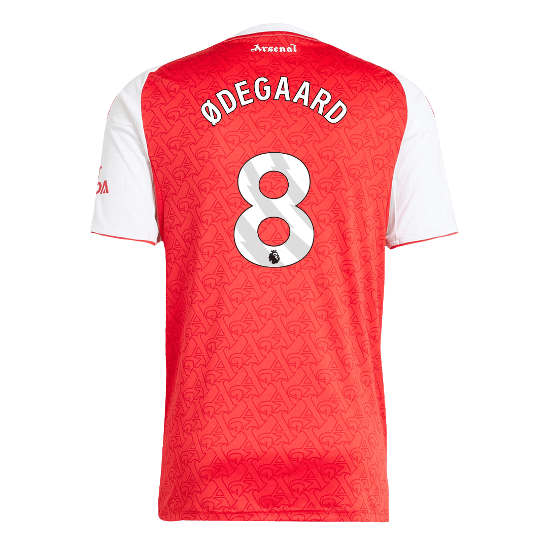 ØDEGAARD #8 2025/26 Arsenal  Soccer Jersey Home Custom Football Shirt Fan Version