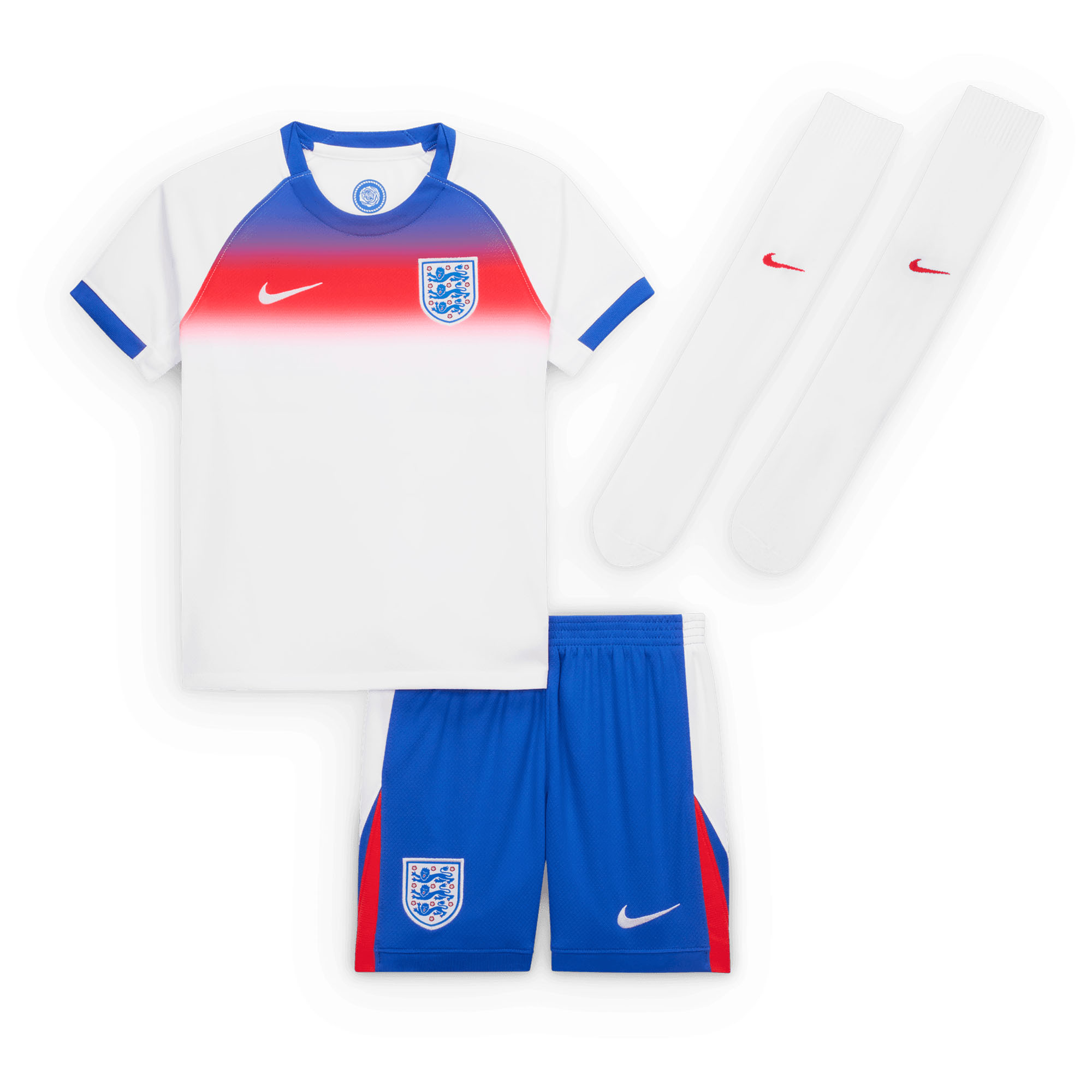 2025 England Home Football Shirt Kids (With Socks)