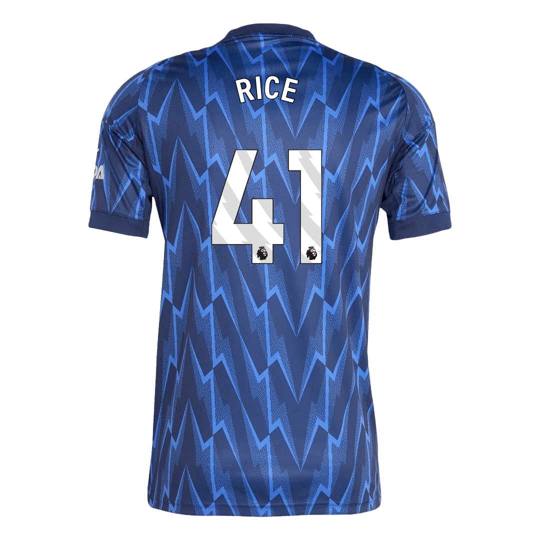 RICE #41 2025/26 Arsenal Soccer Jersey Away Custom Football Shirt Fan Version