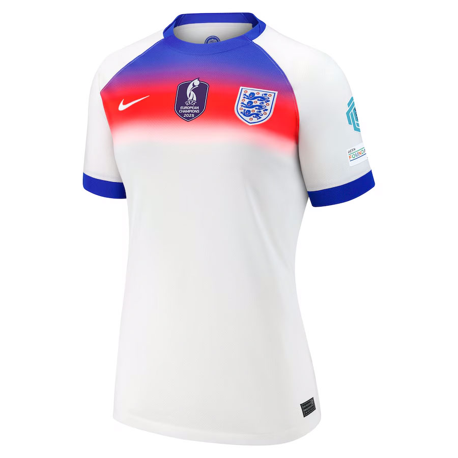 2025 Women England Champions 25 Home Football Shirt Fan version