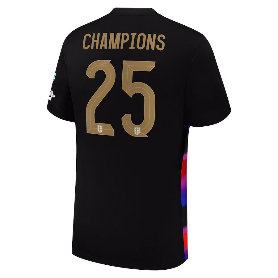 2025 England Champions 25 Away Football Shirt Fan version