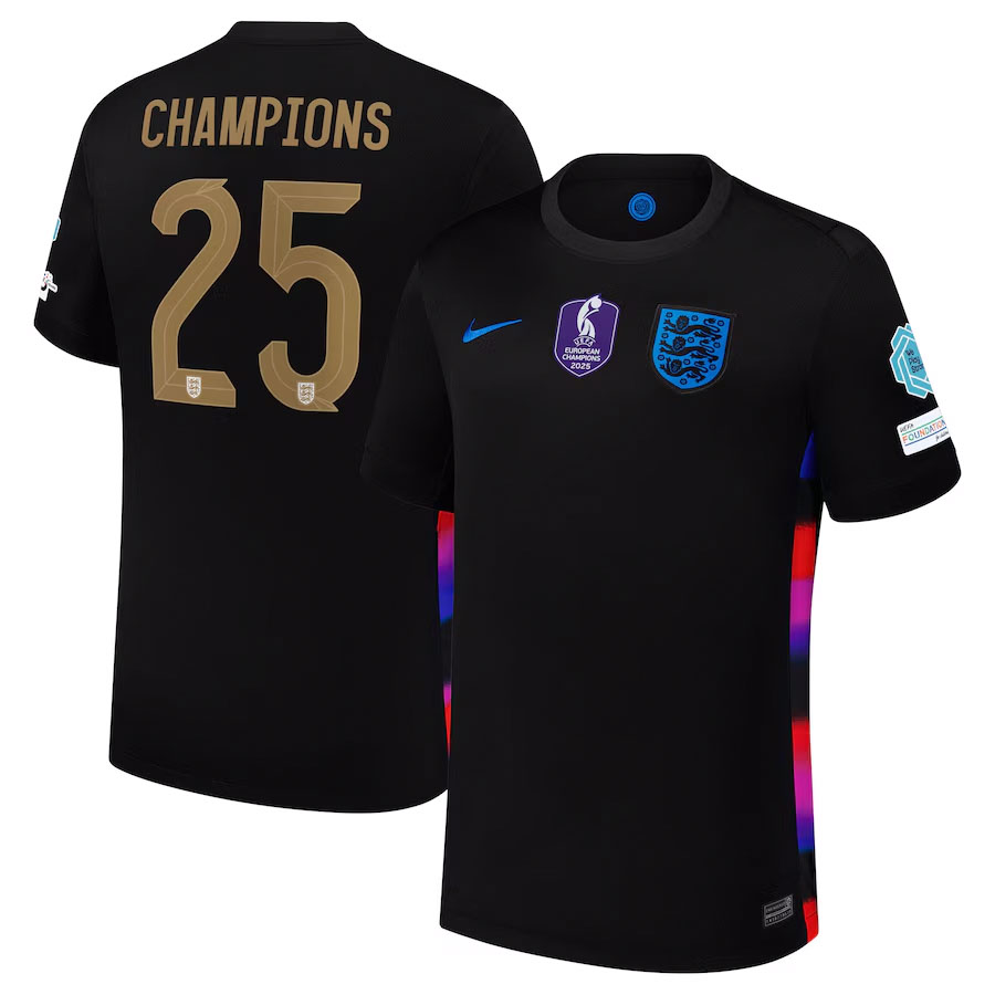 2025 England Champions 25 Away Football Shirt Fan version