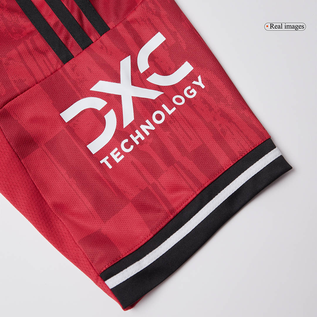 B.FERNANDES #8 2025/26 Manchester United Soccer Jersey Home Custom Football Shirt Fan Version