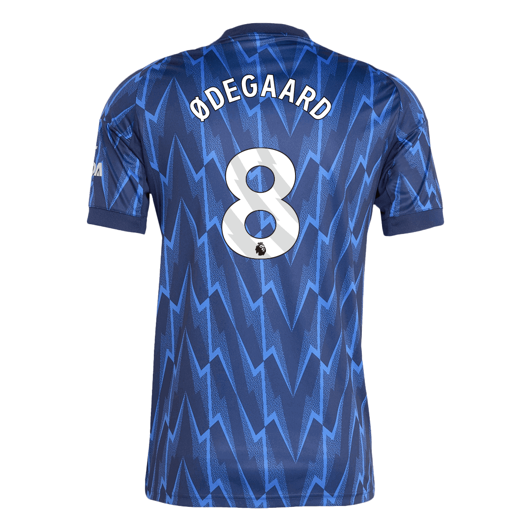 ØDEGAARD #8 2025/26 Arsenal Soccer Jersey Away Custom Football Shirt Fan Version