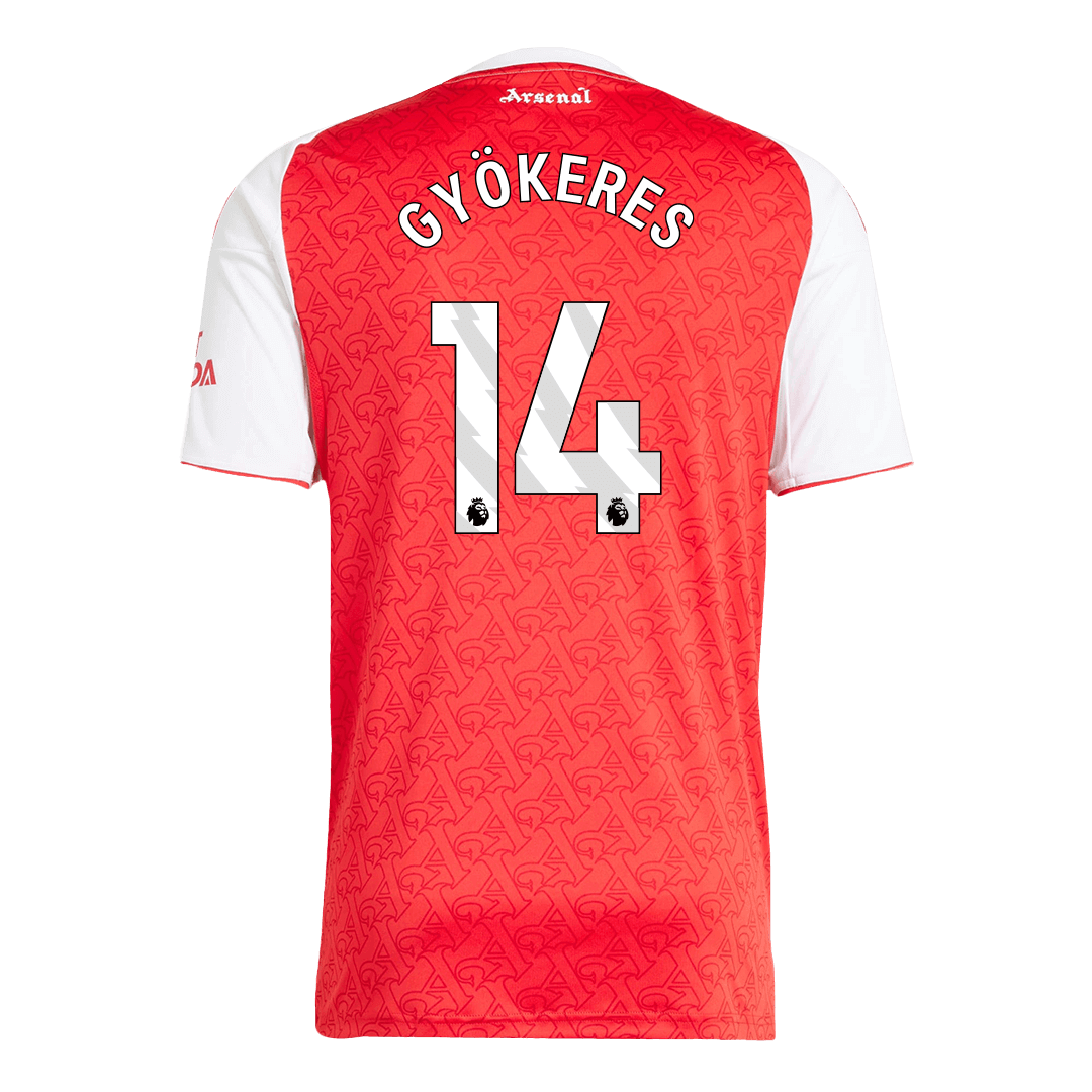 GYÖKERES #14 2025/26 Arsenal Soccer Jersey Home Custom Football Shirt Fan Version