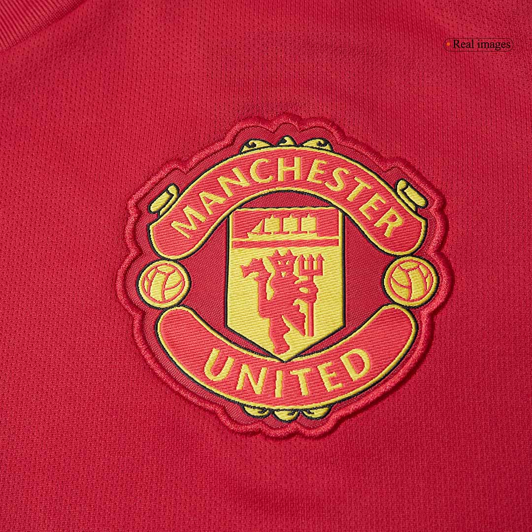 B.FERNANDES #8 2025/26 Manchester United Soccer Jersey Home Custom Football Shirt Fan Version