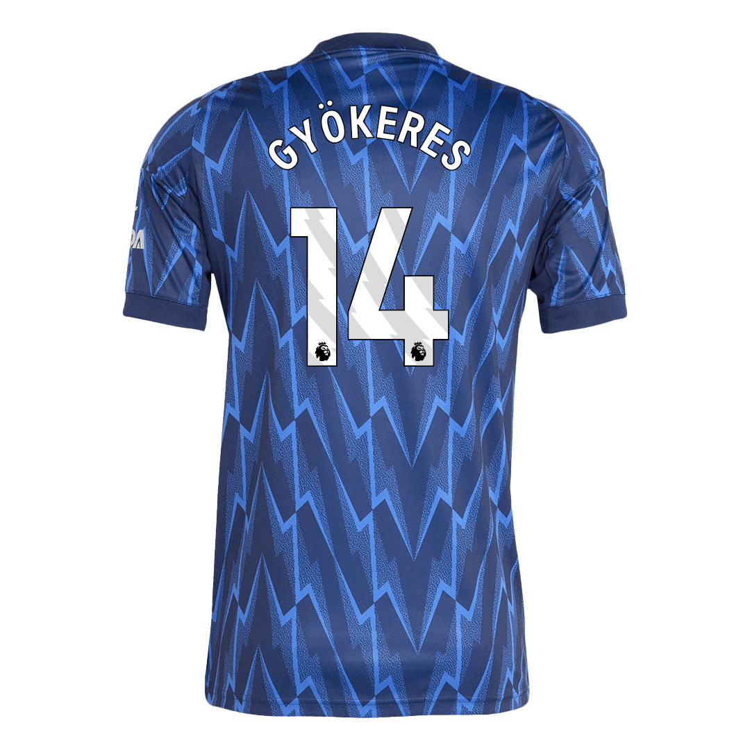 GYÖKERES #14 2025/26 Arsenal Soccer Jersey Away Custom Football Shirt Fan Version