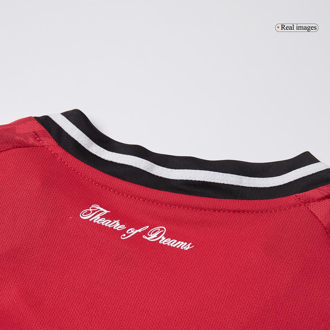 B.FERNANDES #8 2025/26 Manchester United Soccer Jersey Home Custom Football Shirt Fan Version