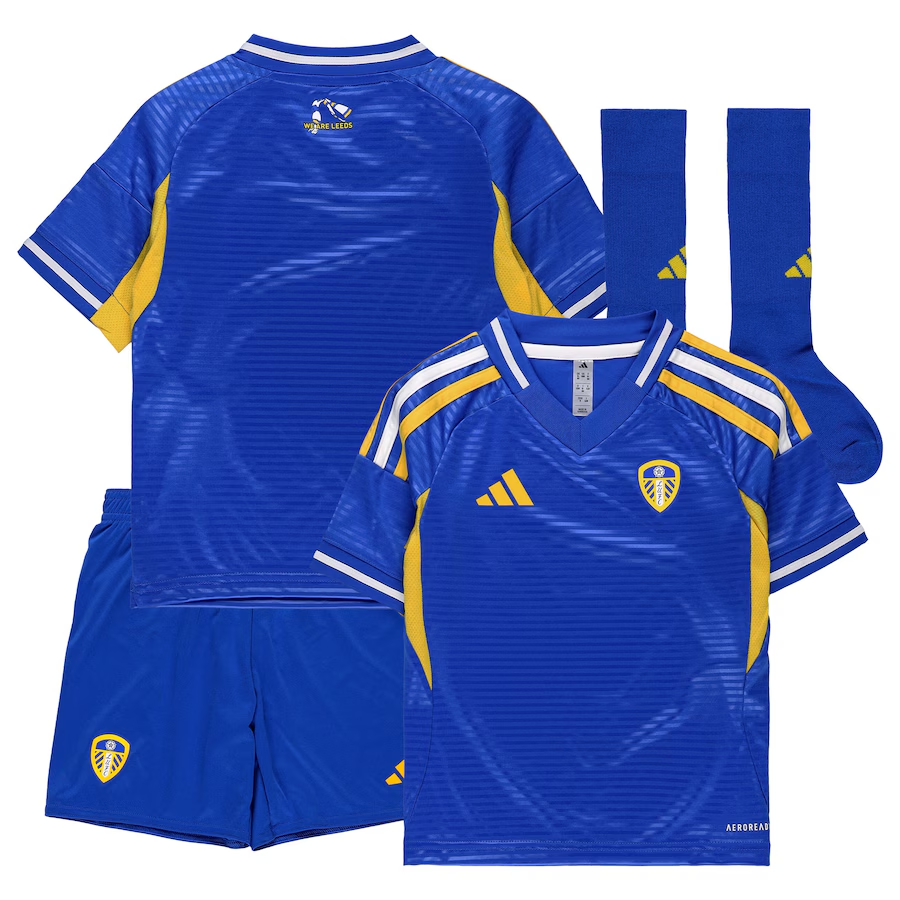 2025/26 Leeds United Away Football Shirt Kids Kits
