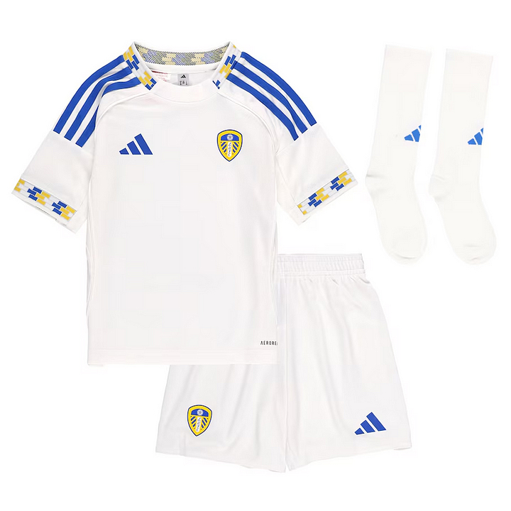 2025/26 Leeds United Home Football Shirt Kids Kits