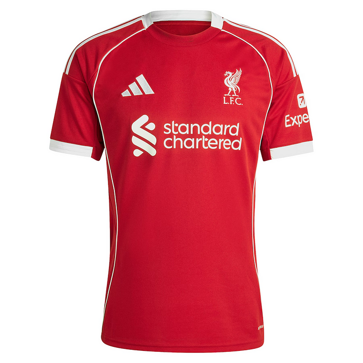 25/26 Liverpool Home Football Shirt Fan version