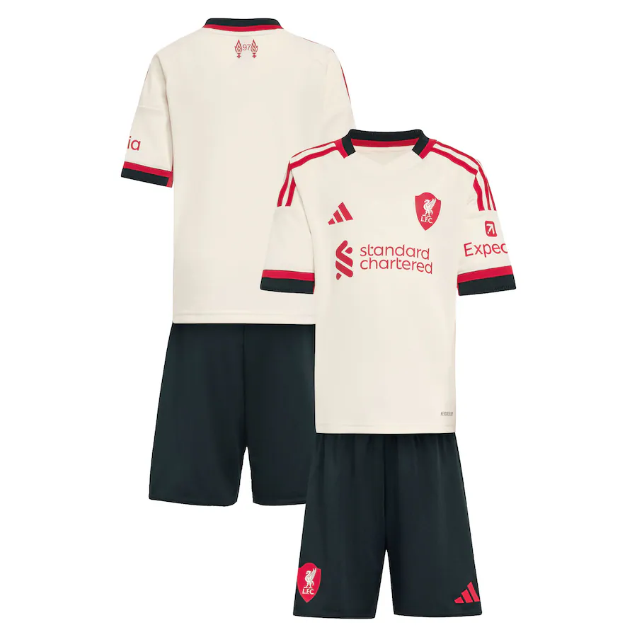 25/26 Liverpool Away Football Shirt Kids Size