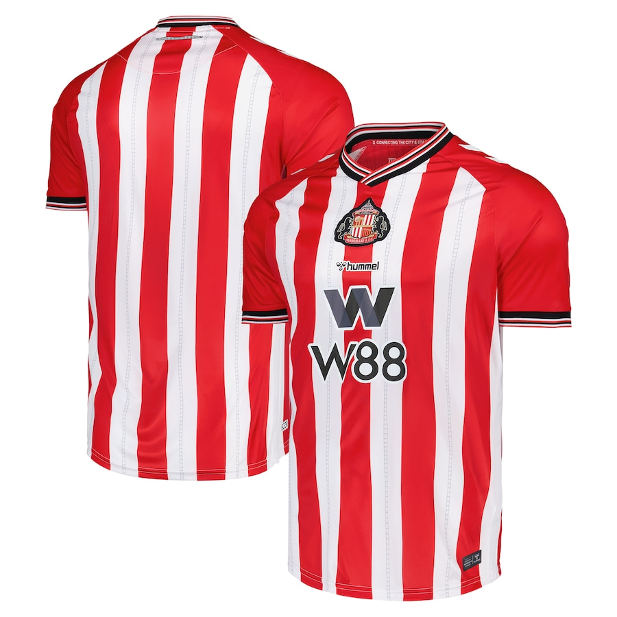2025/26 Sunderland Home Soccer Jersey Custom Football Shirt Fan Version