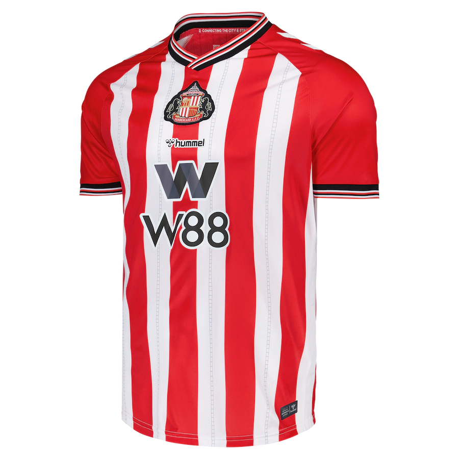 2025/26 Sunderland Home Soccer Jersey Custom Football Shirt Fan Version