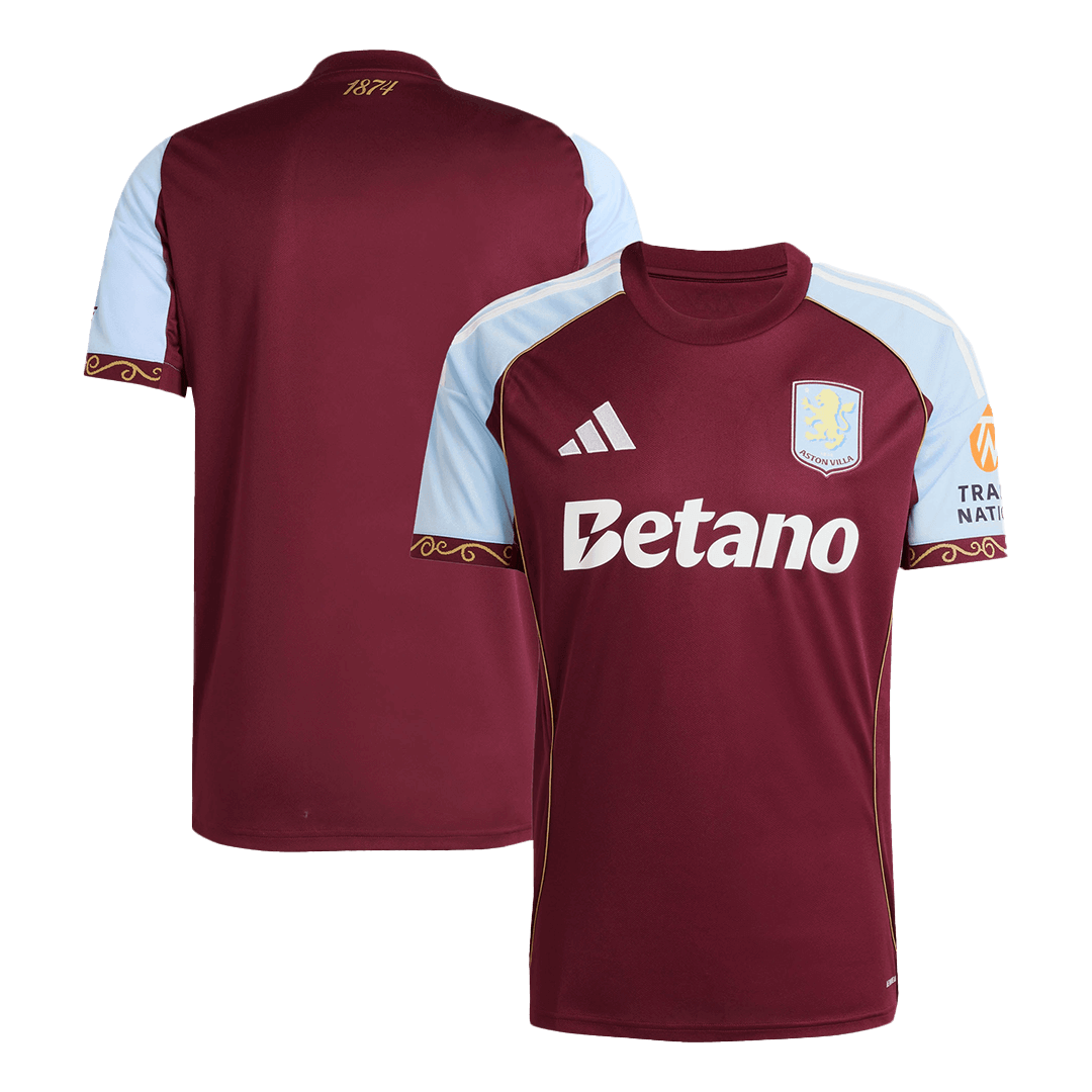 25/26 Aston Villa Home Football Shirt Fan version