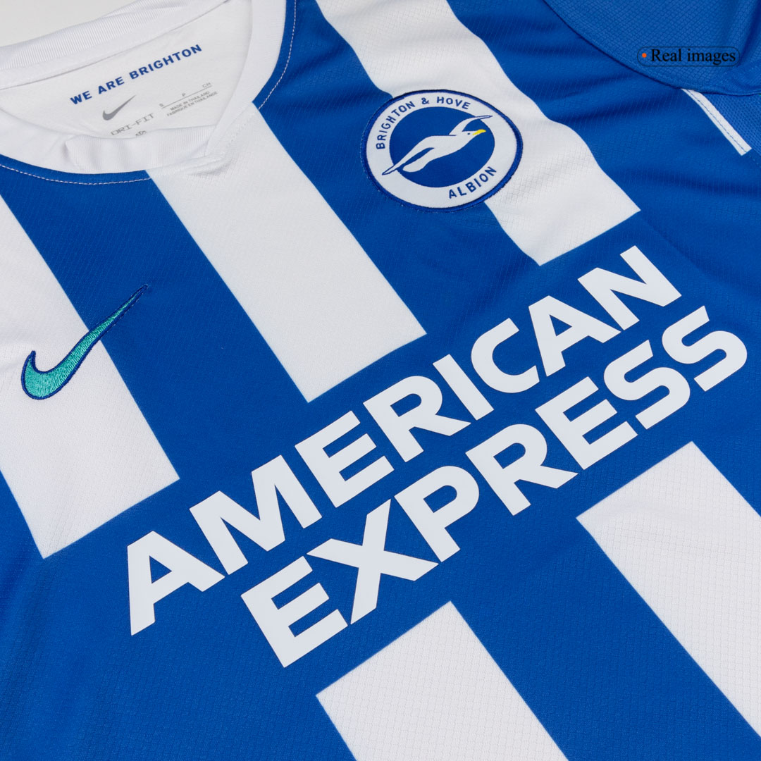 25/26 Brighton Hove Albion Home Football Shirt Fan version