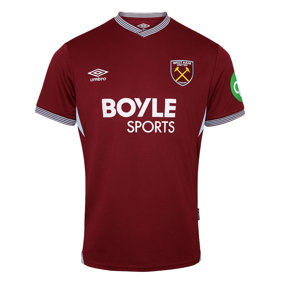 25/26 West Ham United Home Football Shirt Fan version