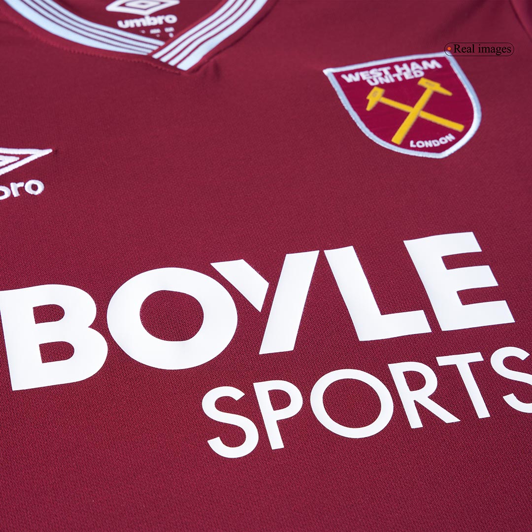 25/26 West Ham United Home Football Shirt Fan version