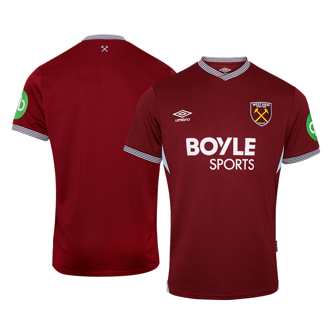 25/26 West Ham United Home Football Shirt Fan version