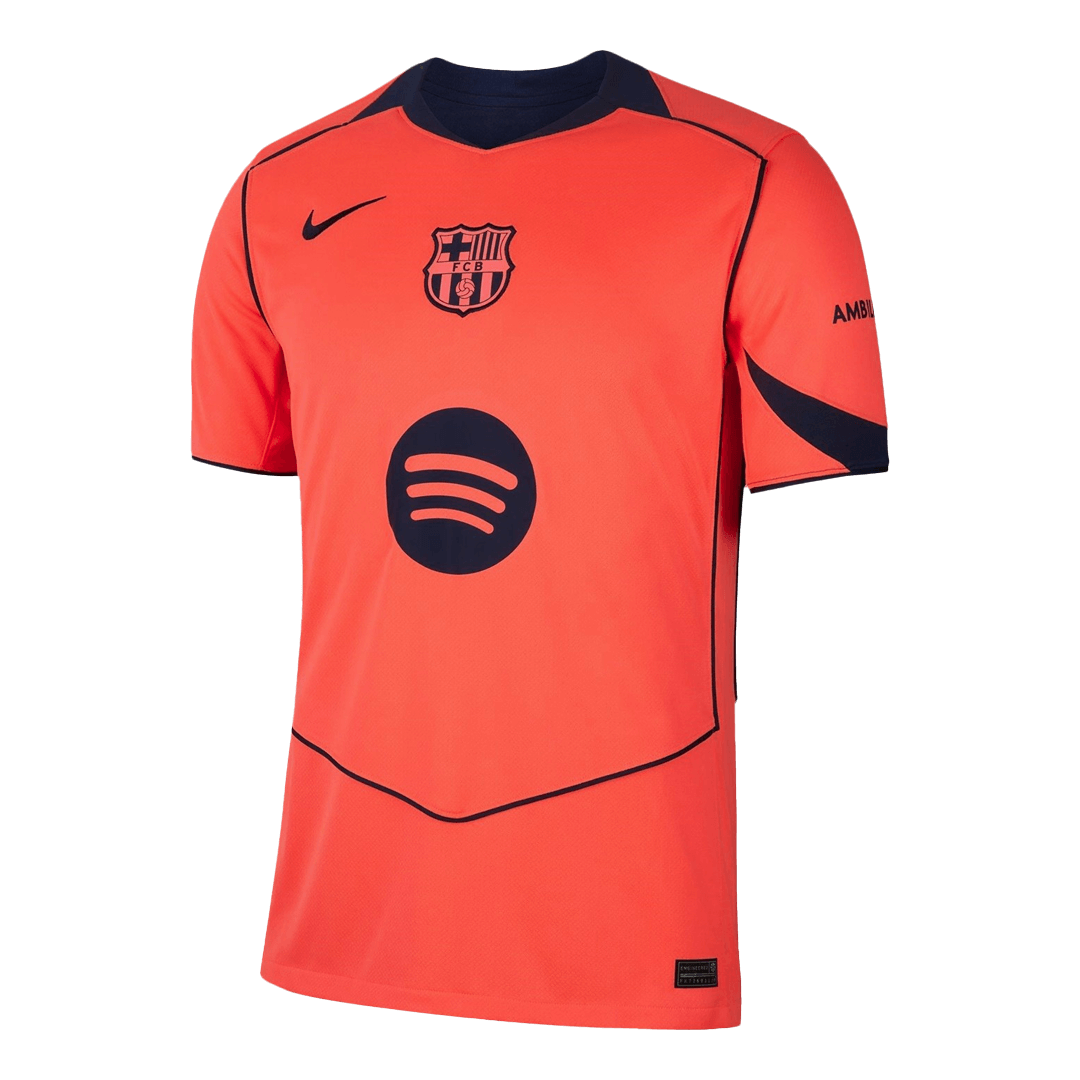2025/26 Barcelona Soccer Jersey Third Away Custom Football Shirt Fan Version