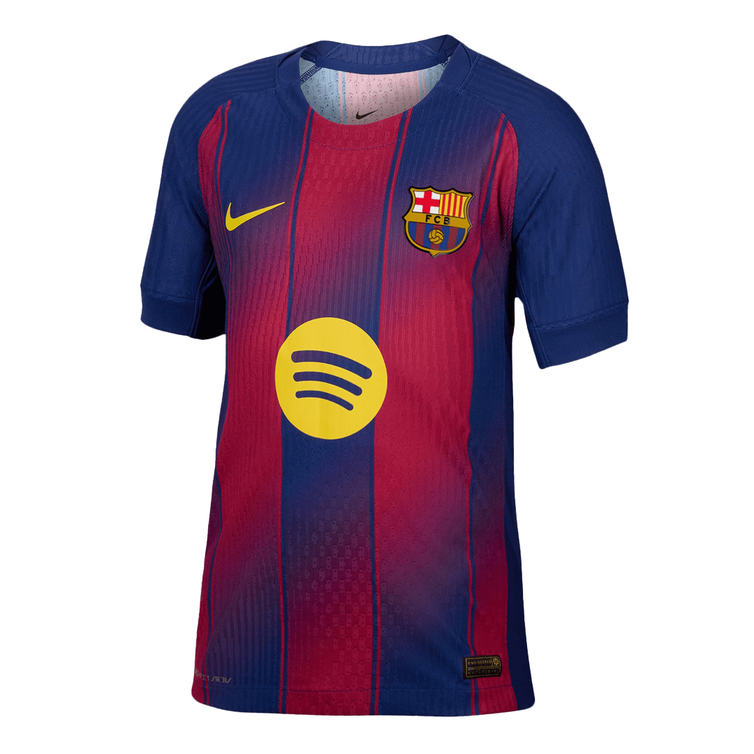 2025/26 Barcelona Soccer Jersey Home Custom Football Shirt Player Version