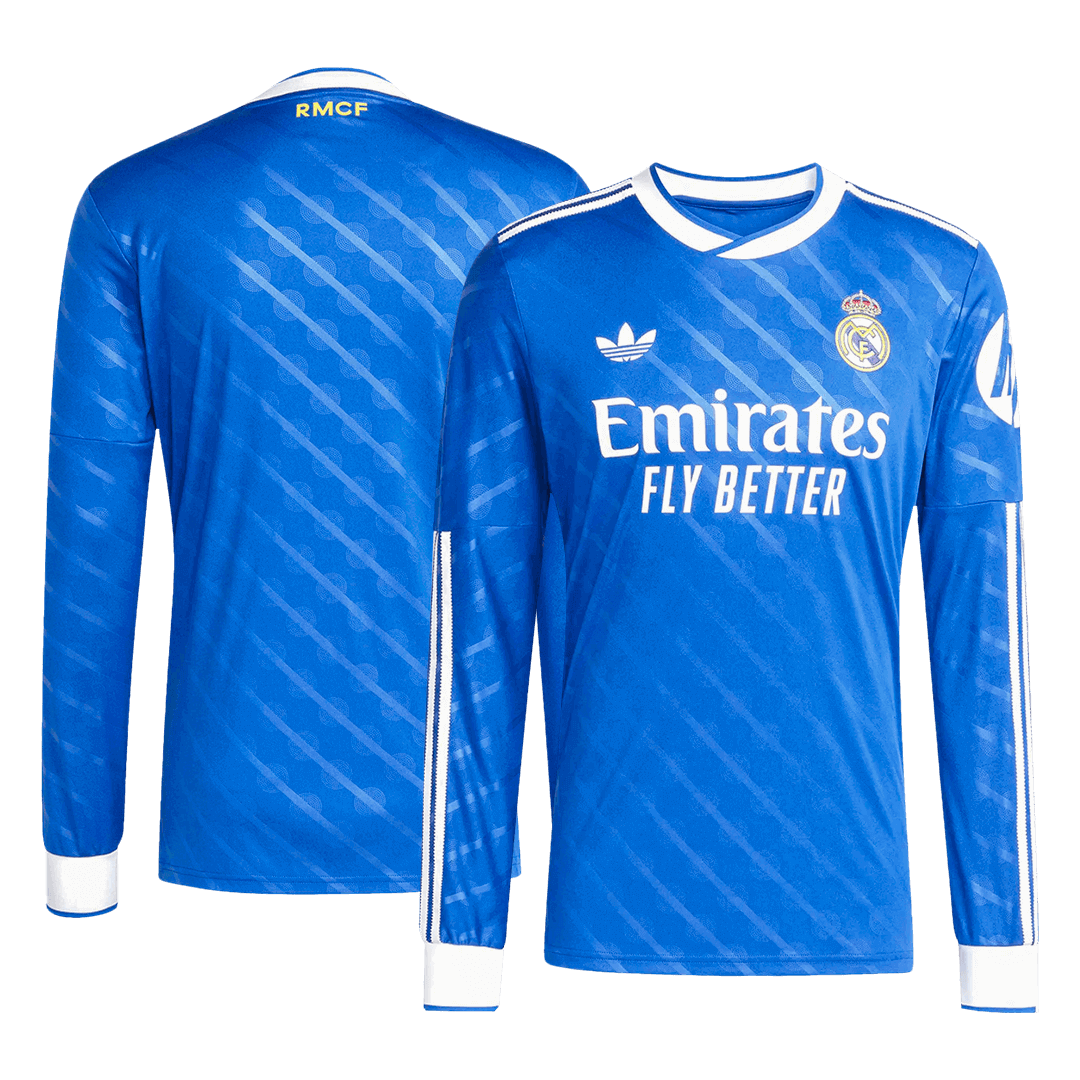 2025/26 Real Madrid Long Sleeves Jersey Third Away Custom Football Shirt