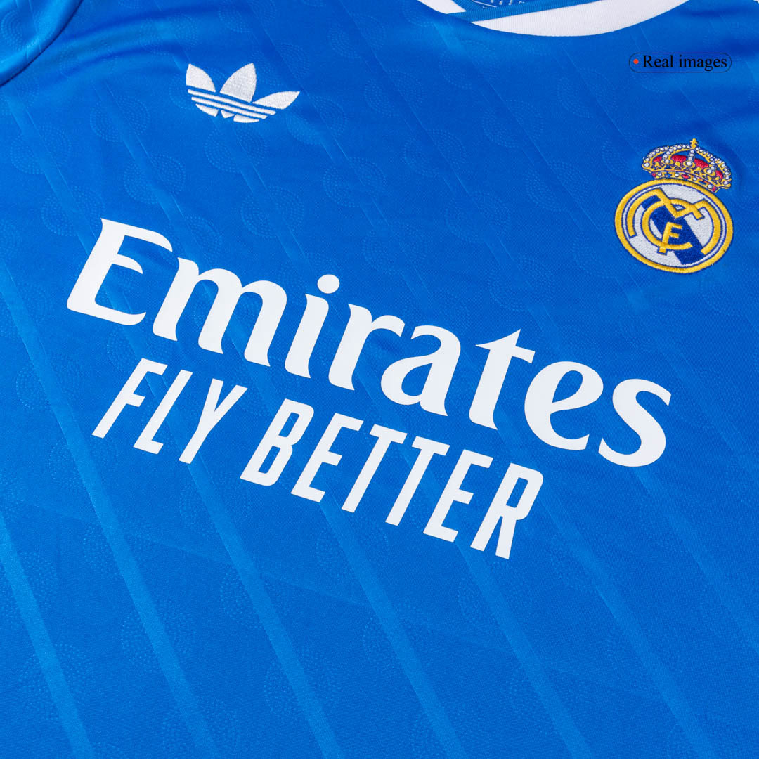 2025/26 Real Madrid Soccer Jersey Third Away Custom Football Shirt Fan Version
