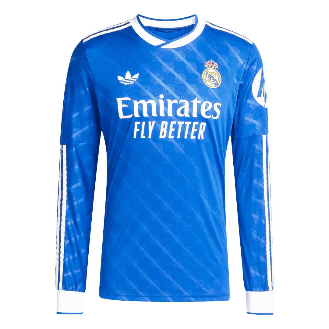 2025/26 Real Madrid Long Sleeves Jersey Third Away Custom Football Shirt