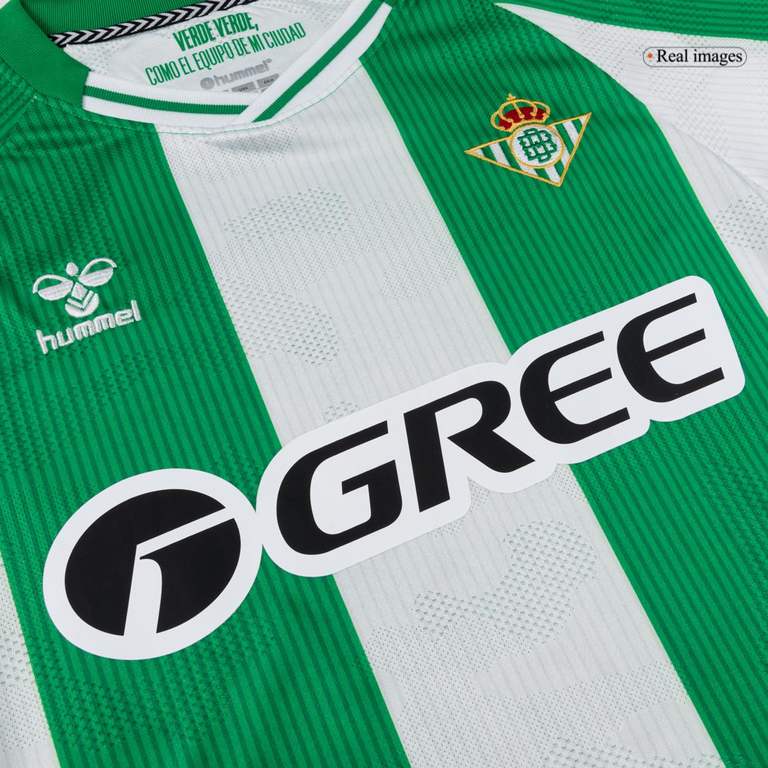 2025/26 Real Betis Soccer Jersey Home Custom Football Shirt Fan Version