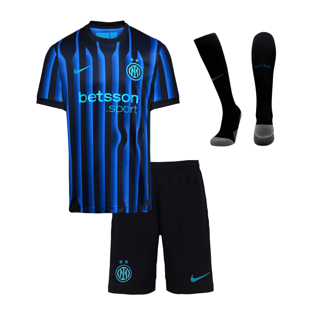 25/26 Inter Milan Kids Home Full Soccer Kits Football Shirt