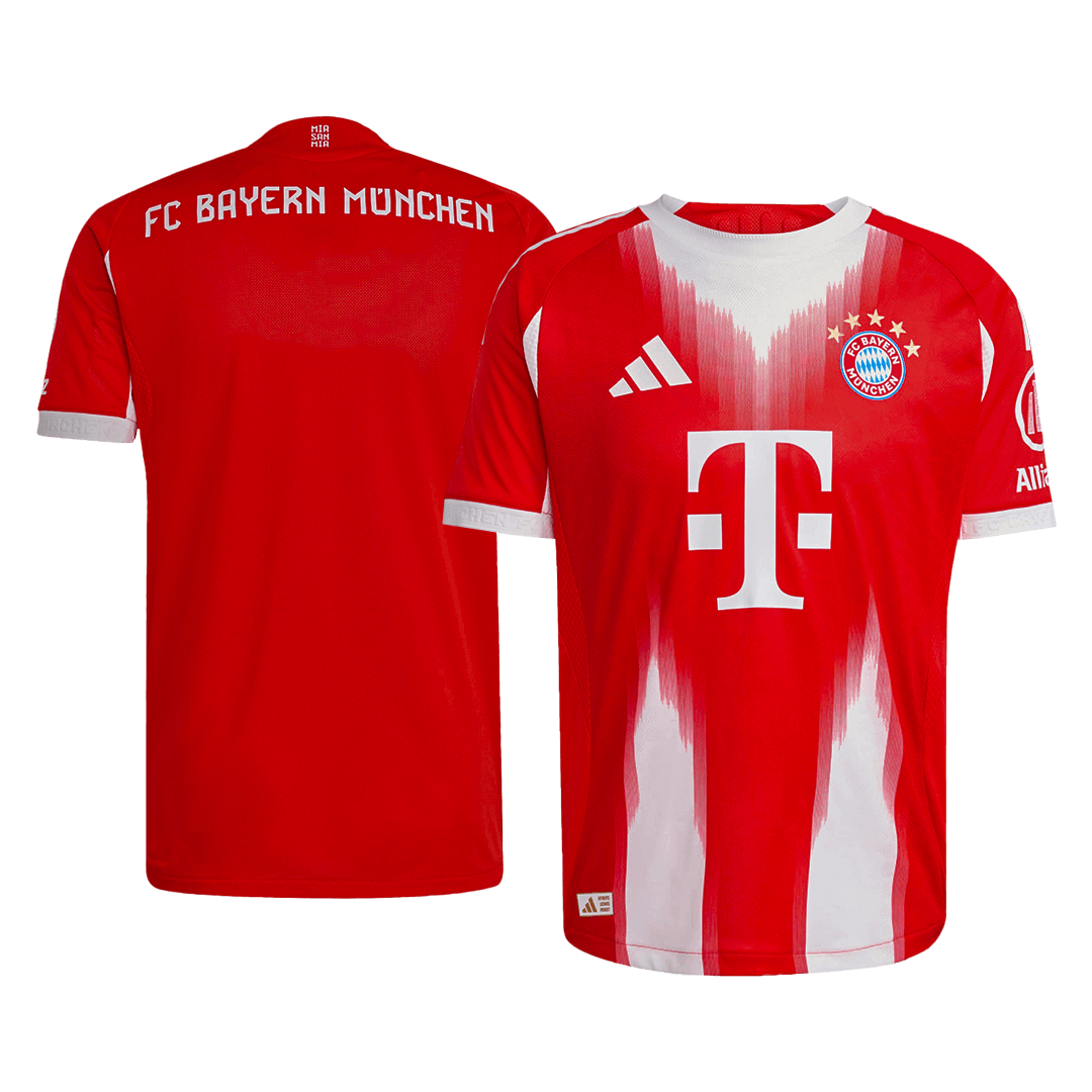 2025/26 Bayern Munich Soccer Jersey Home Custom Football Shirt Player Version