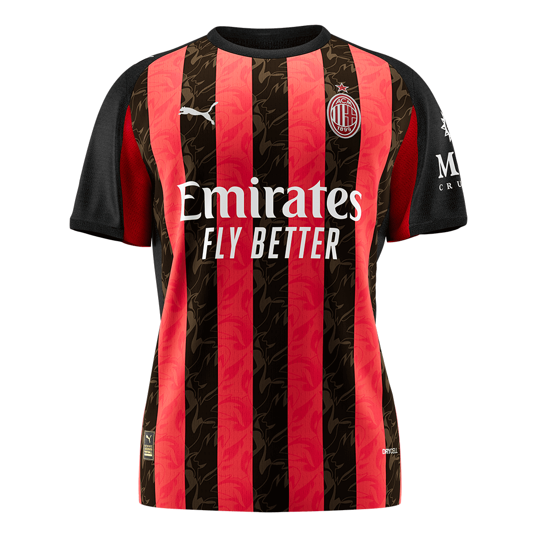 25/26 AC Milan Soccer Jersey Home Custom Football Shirt Fan Version